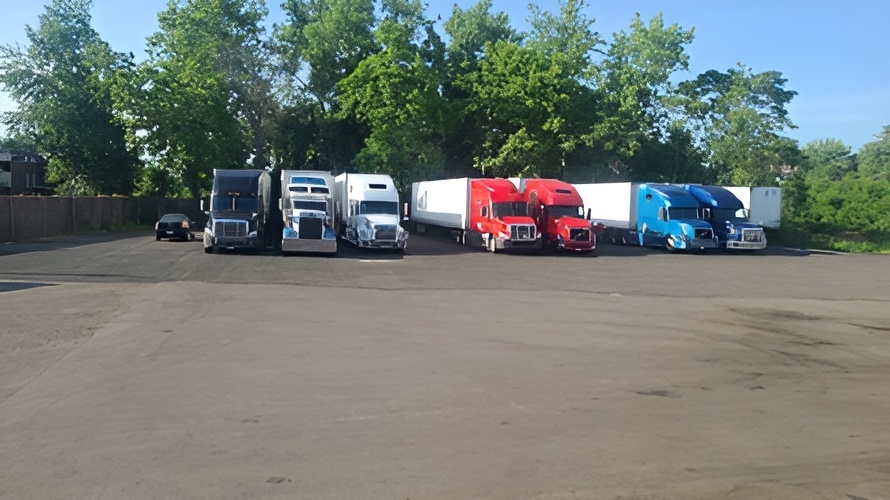 MSM Transport tractor and trailer yard